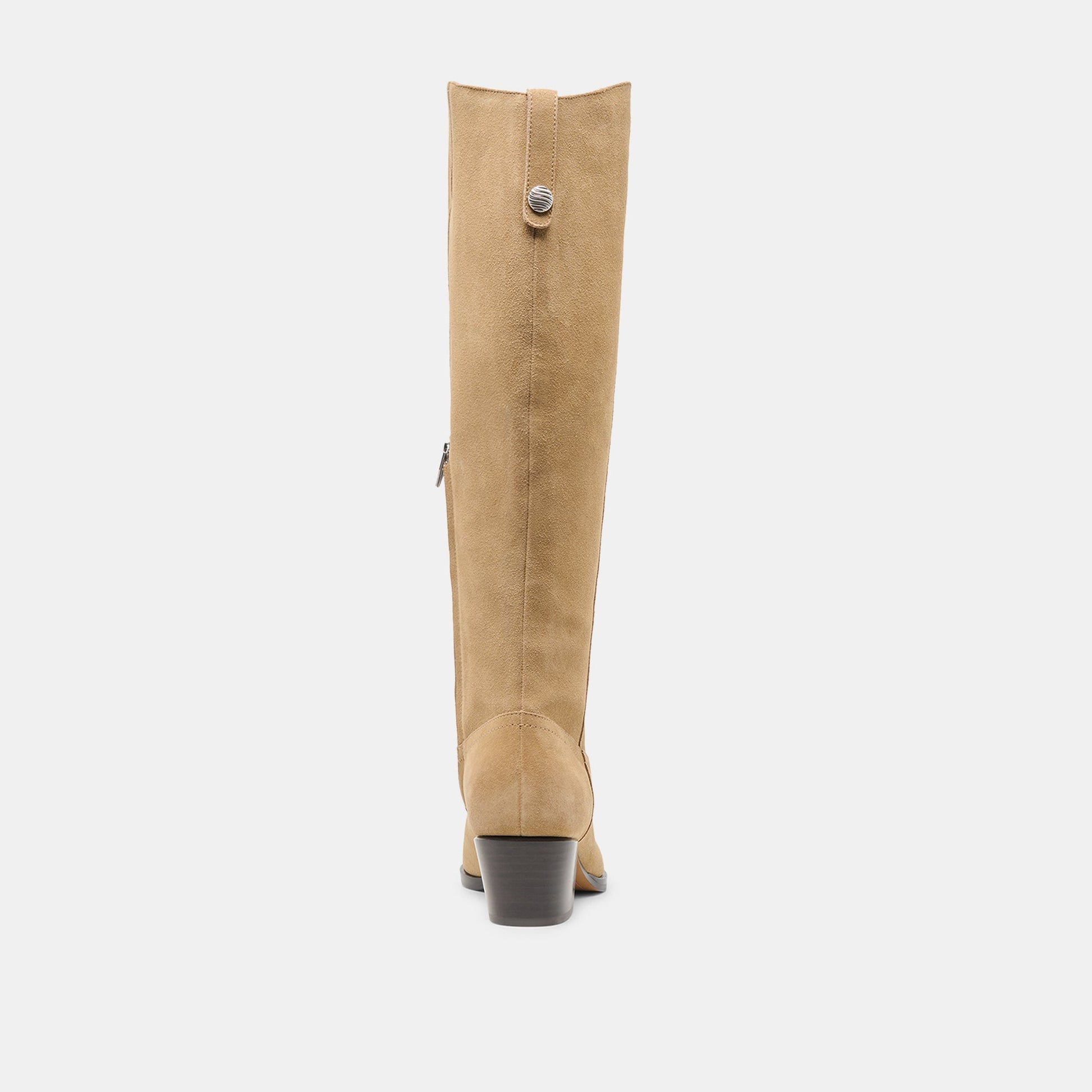 Dolce Vita Virona H2O Waterproof Dk Taupe Suede Wide Calf Boots