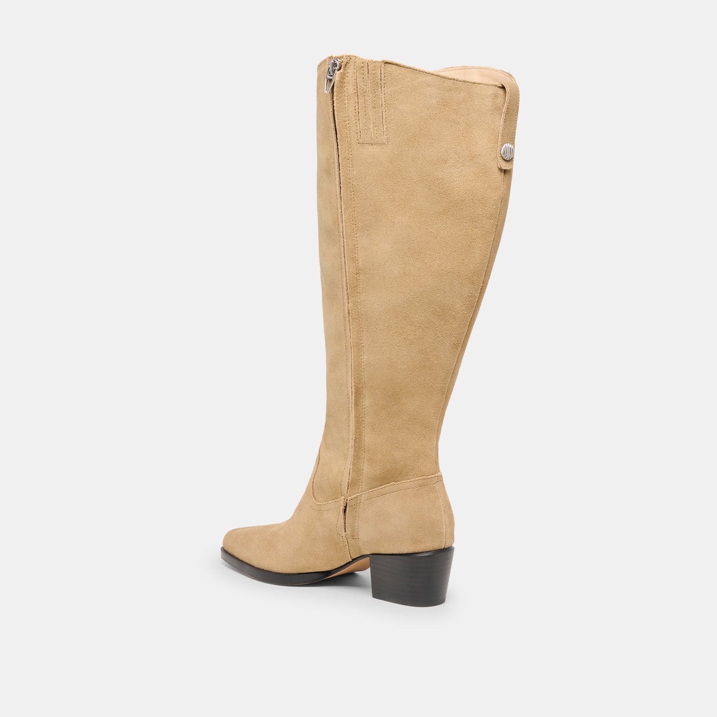 Dolce Vita Virona H2O Waterproof Dk Taupe Suede Extra Wide Calf Boots