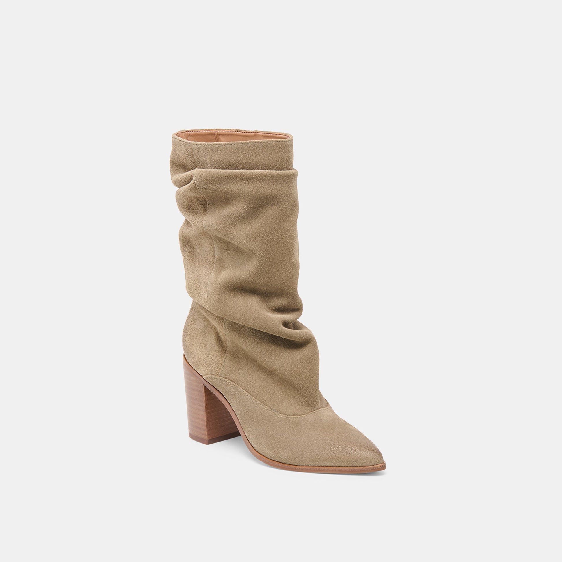 Dolce Vita Talina Olive Suede Boots