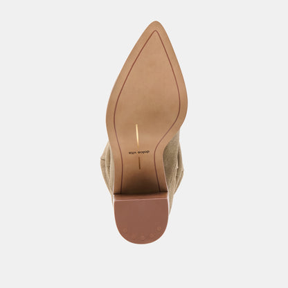 Dolce Vita Talina Olive Suede Boots