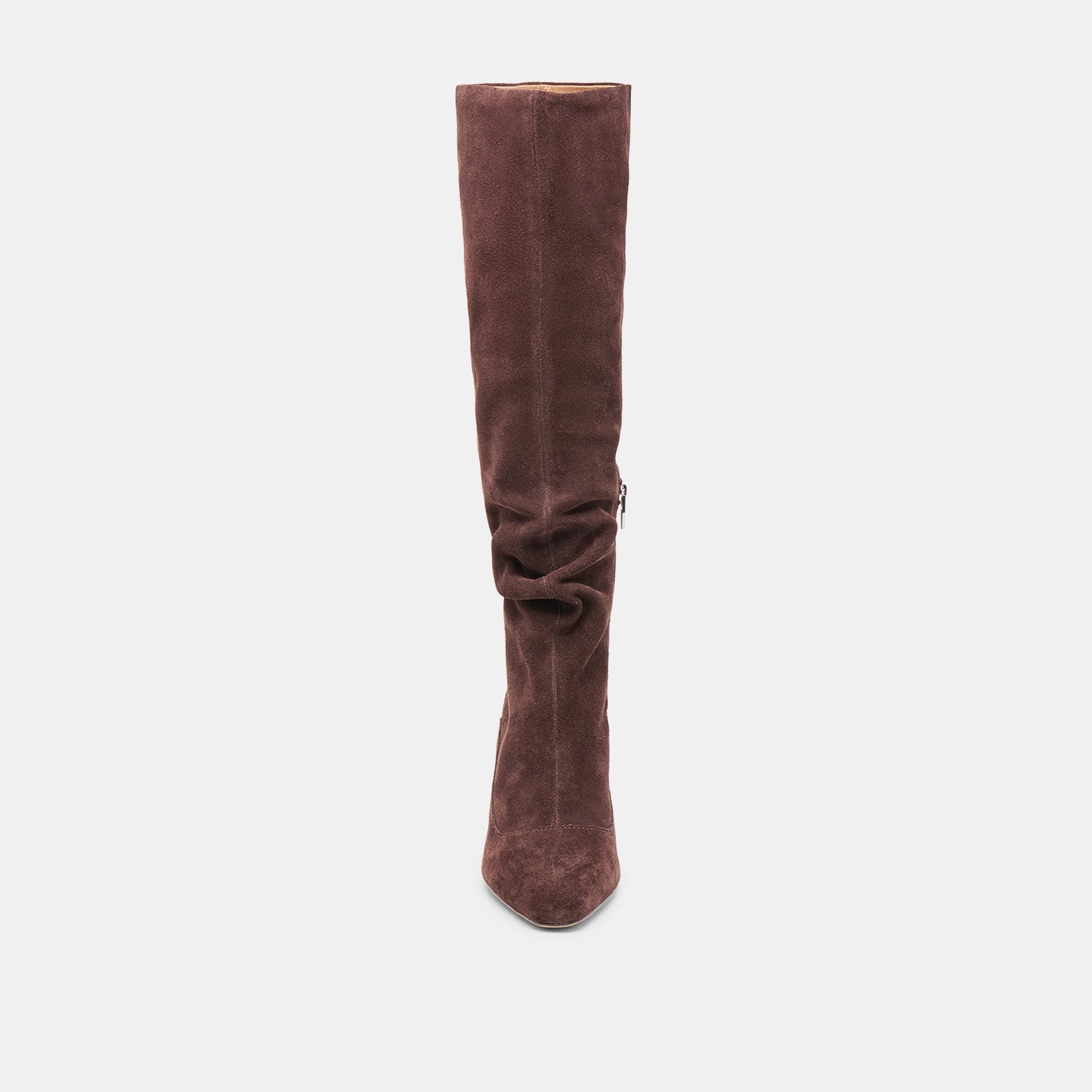 Dolce Vita Lousa Mahogany Suede Wide Calf Boots