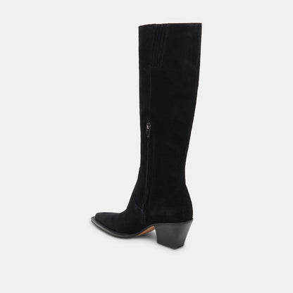 Dolce Vita Raj Boots in Onyx Suede