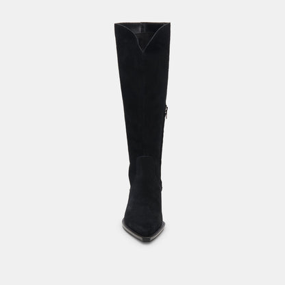 Dolce Vita Raj Boots in Onyx Suede