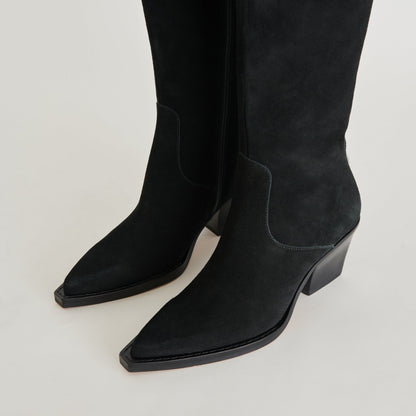 Dolce Vita Raj Boots in Onyx Suede