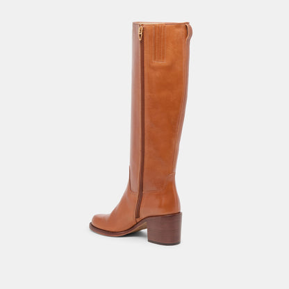 Dolce Vita Lucyle Tan Leather Boots