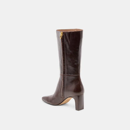 Dolce Vita Riggs Chocolate Leather Boots