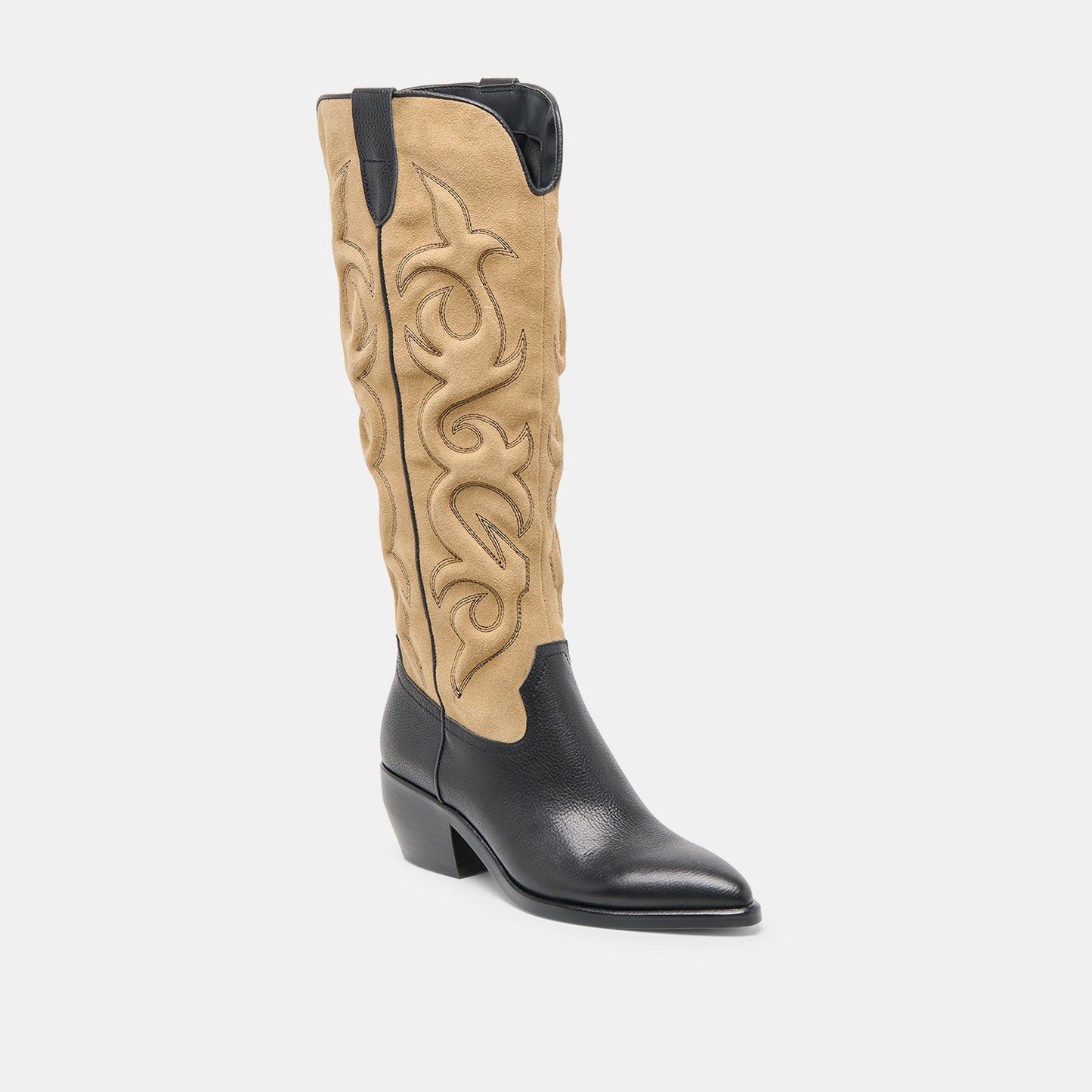 Dolce Vita Mirla Black Multi Leather Boots