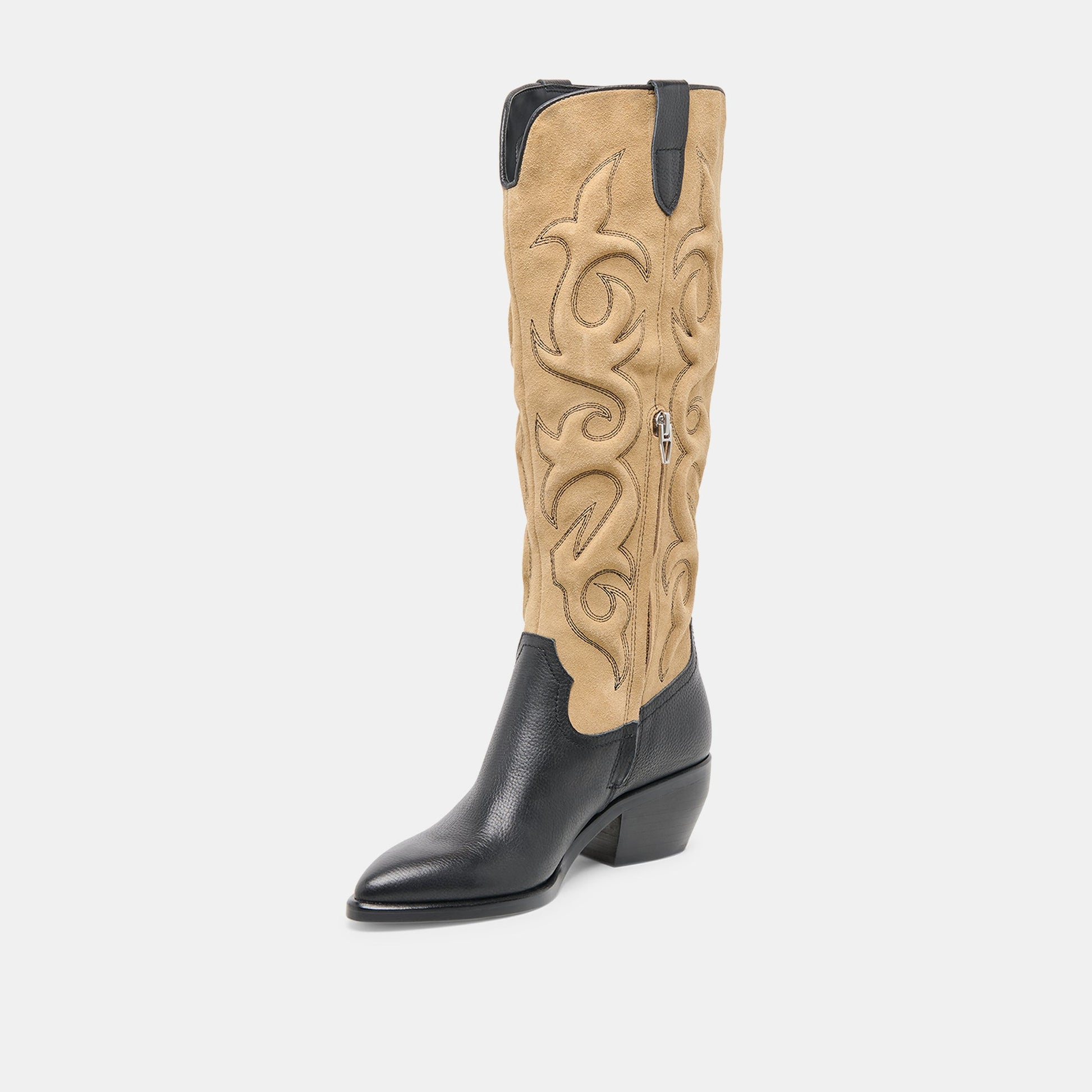 Dolce Vita Mirla Black Multi Leather Boots