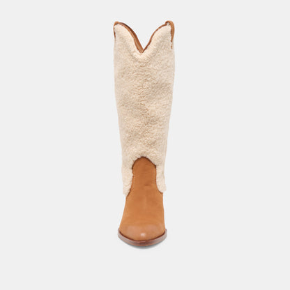 Dolce Vita Mykel Plush Caramel Nubuck Boots