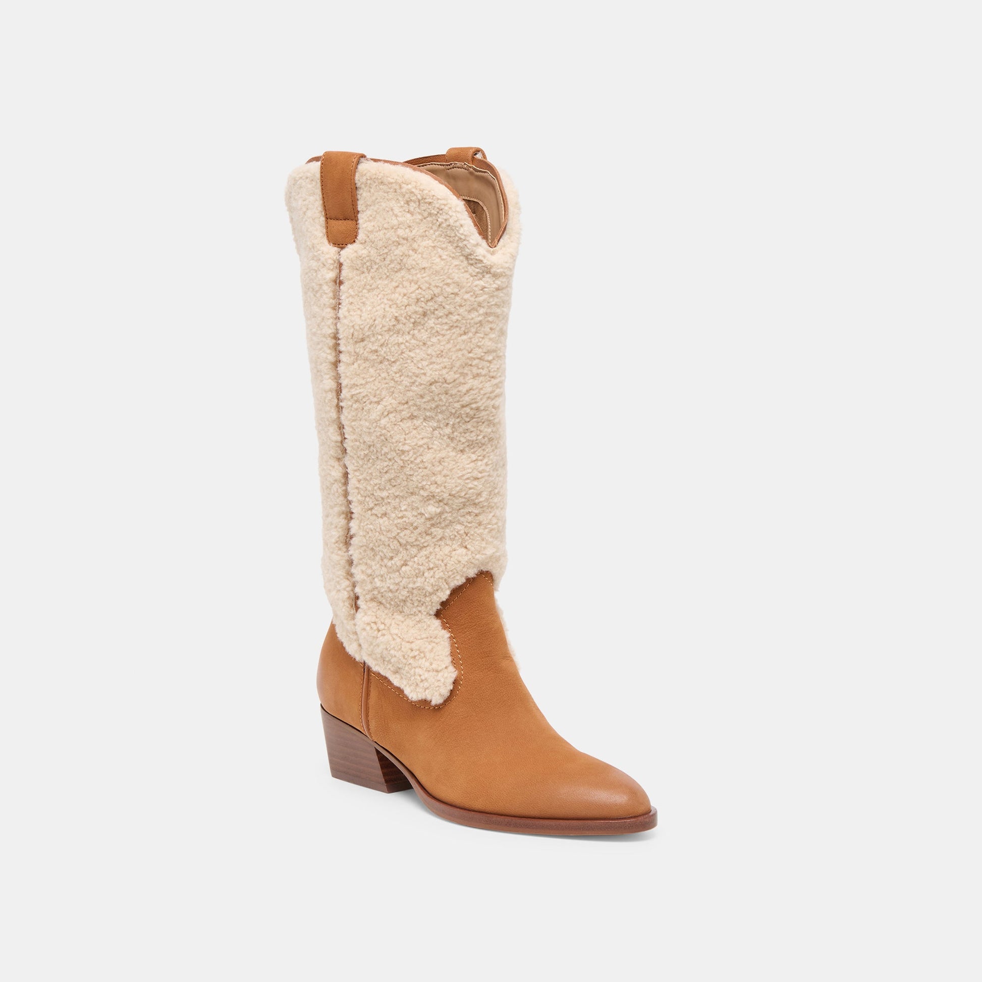 Dolce Vita Mykel Plush Caramel Nubuck Boots