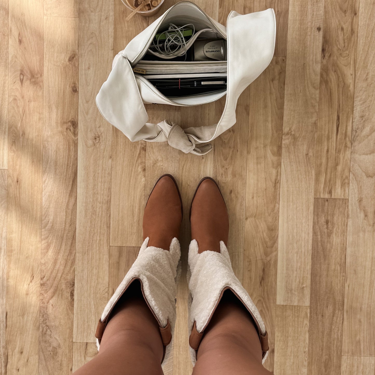 Dolce Vita Mykel Plush Caramel Nubuck Boots