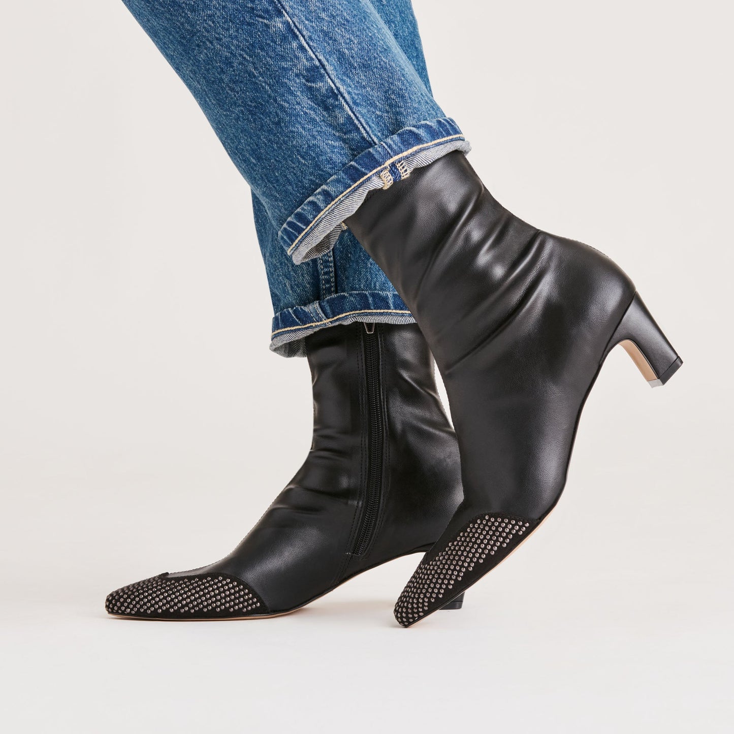 Dolce Vita Anika Stud Black Stella Boots