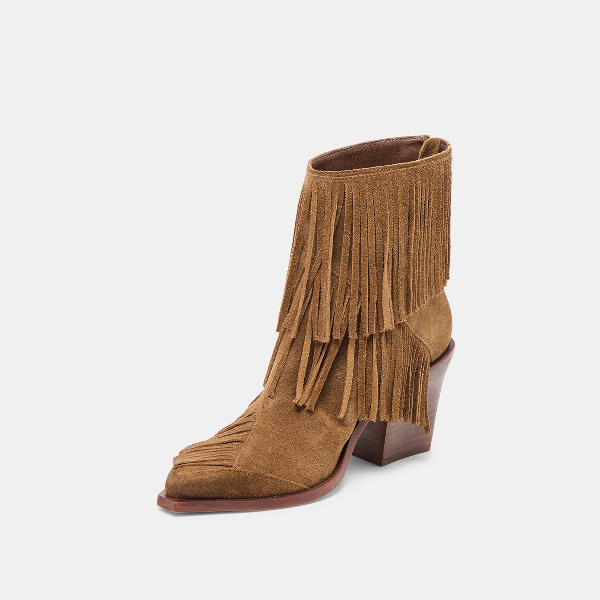Dolce Vita Torey Chestnut Suede Booties