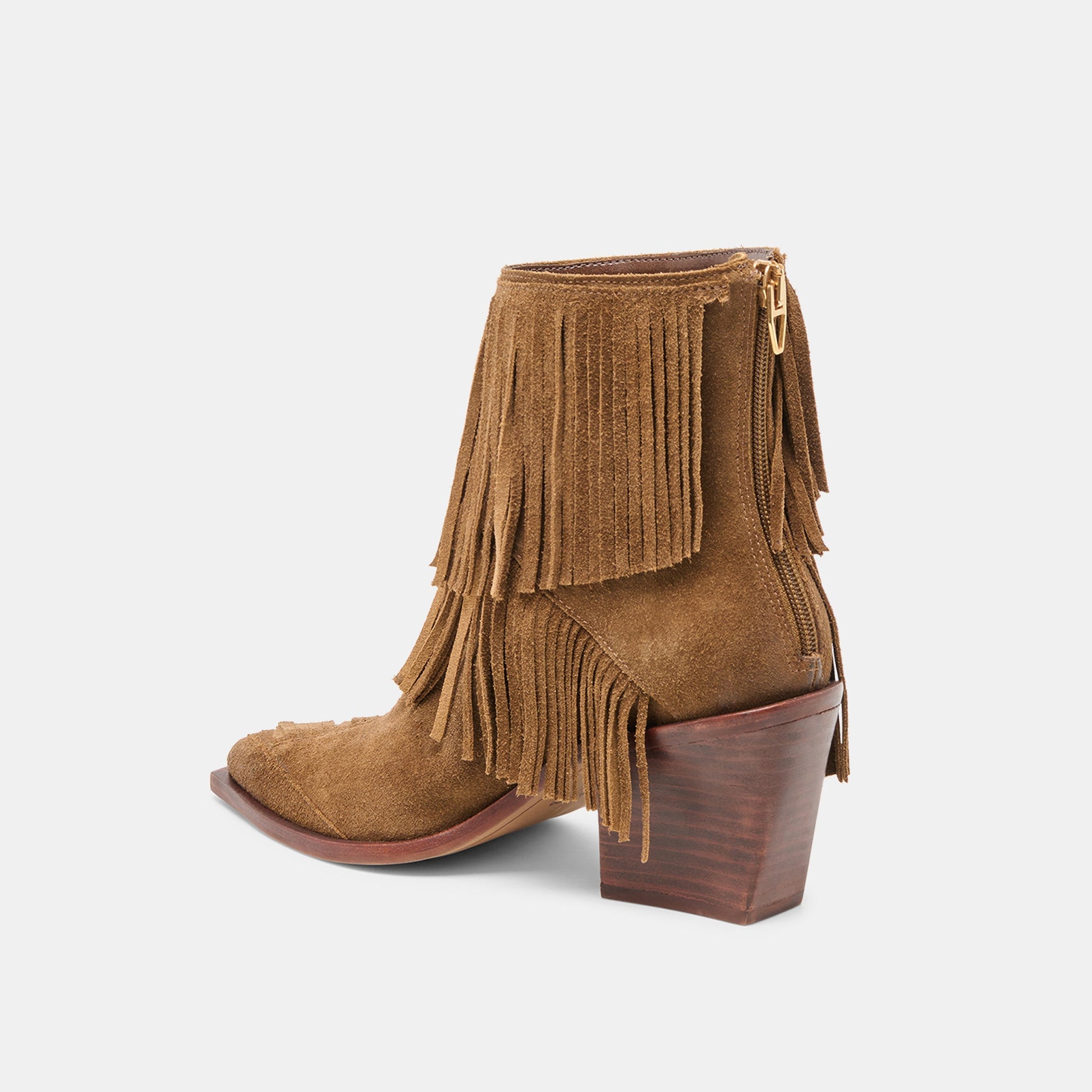 Dolce Vita Torey Chestnut Suede Booties