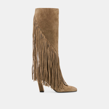 Dolce Vita Giano Olive Suede Boots