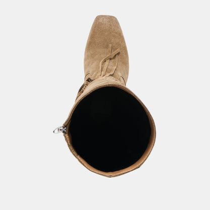 Dolce Vita Giano Olive Suede Boots