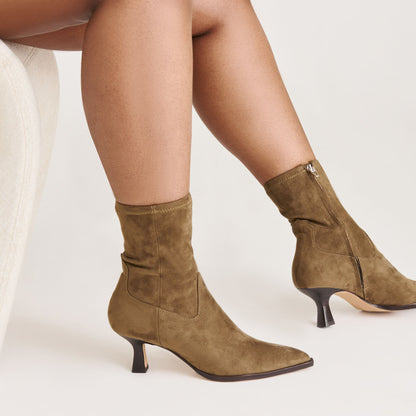 Dolce Vita Arya Olive Stella Suede Boots