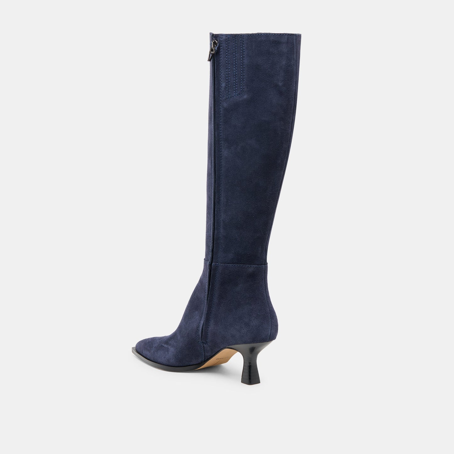 Dolce Vita Auggie Navy Suede Wide Calf Boots