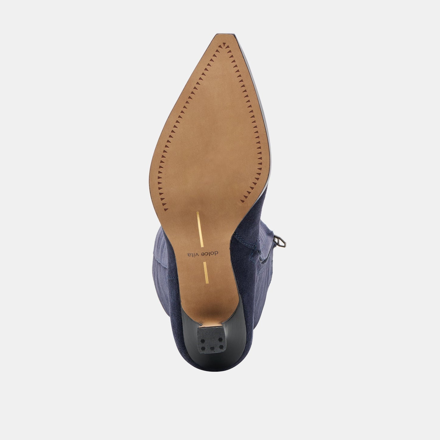 Dolce Vita Auggie Navy Suede Wide Calf Boots