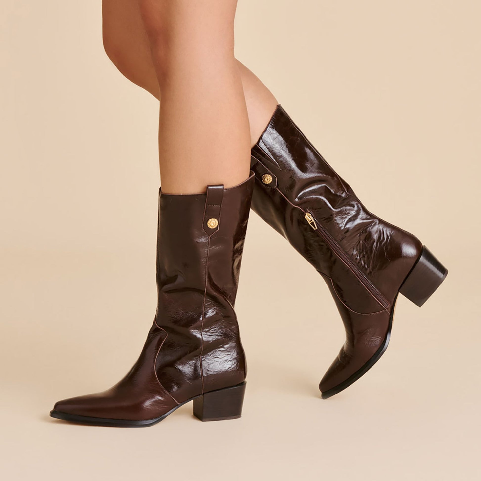 Dolce Vita Vern Chocolate Leather Boots