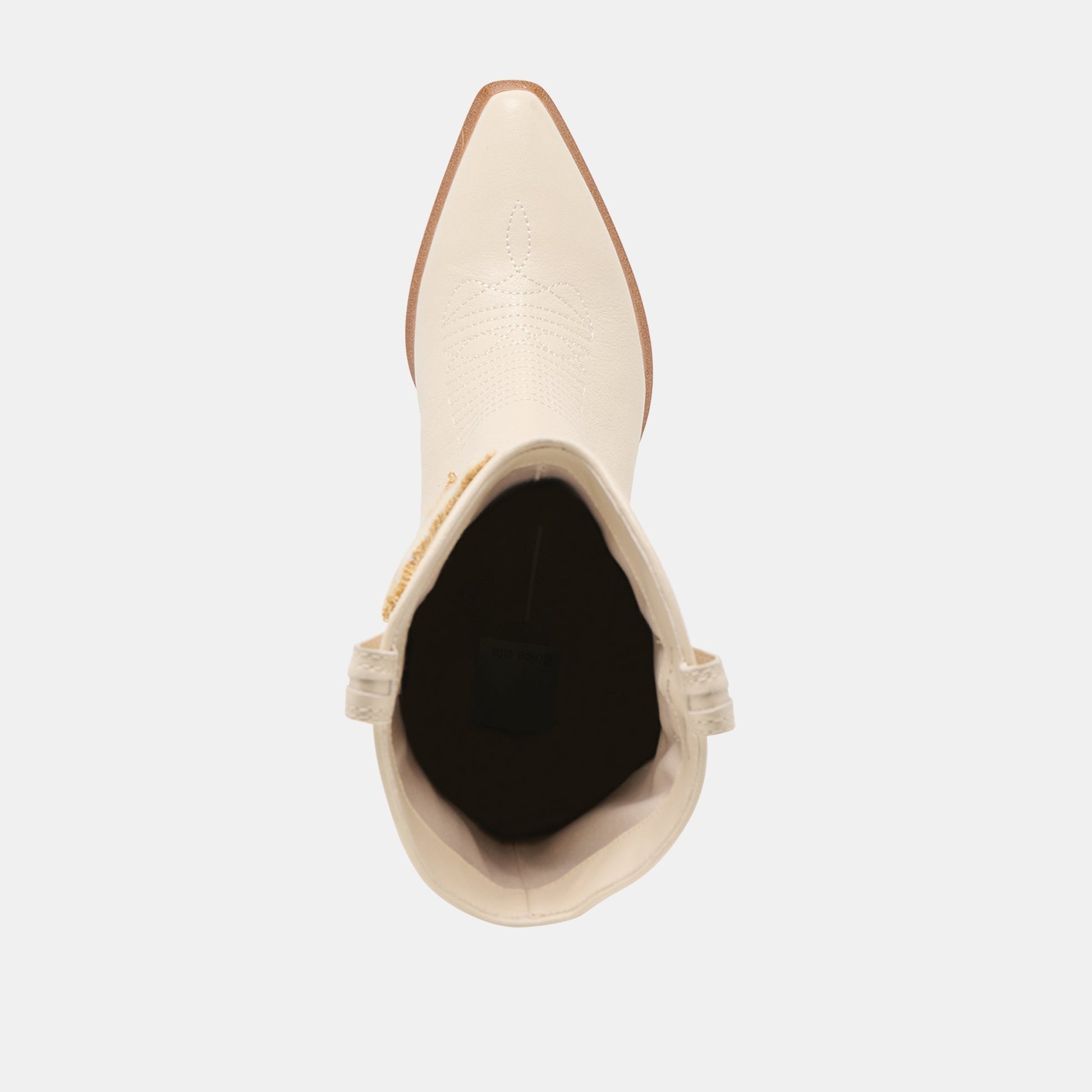 Dolce Vita Vila Ivory Leather Boots