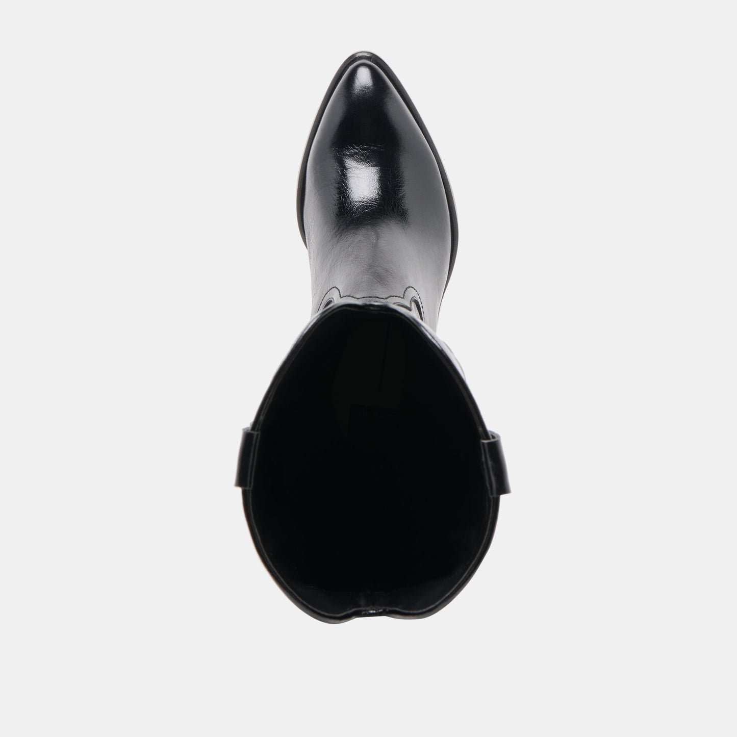 Dolce Vita Mirla Black Leather Wide Calf Boots