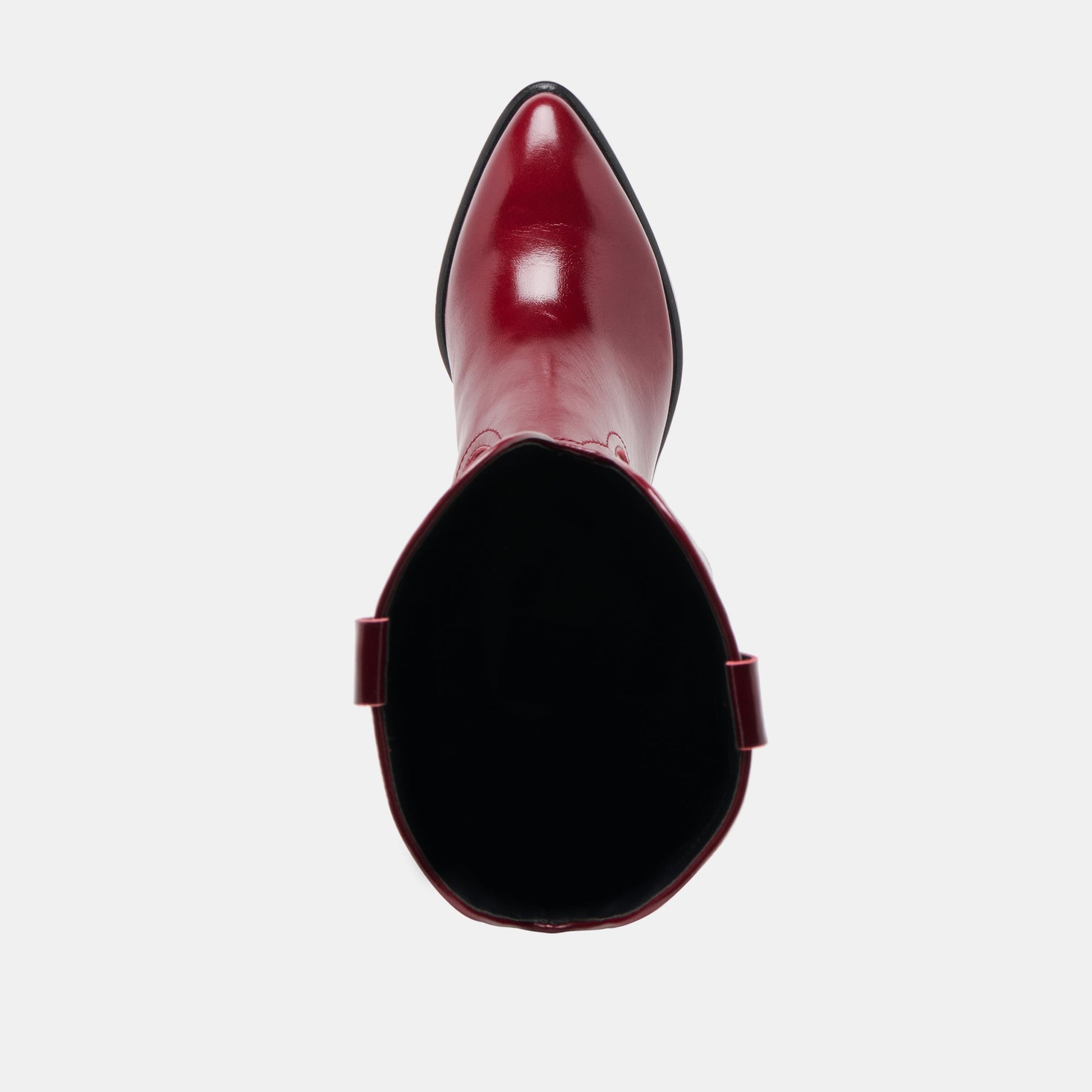 Dolce Vita Mirla Oxblood Leather Extra Wide Calf Boots