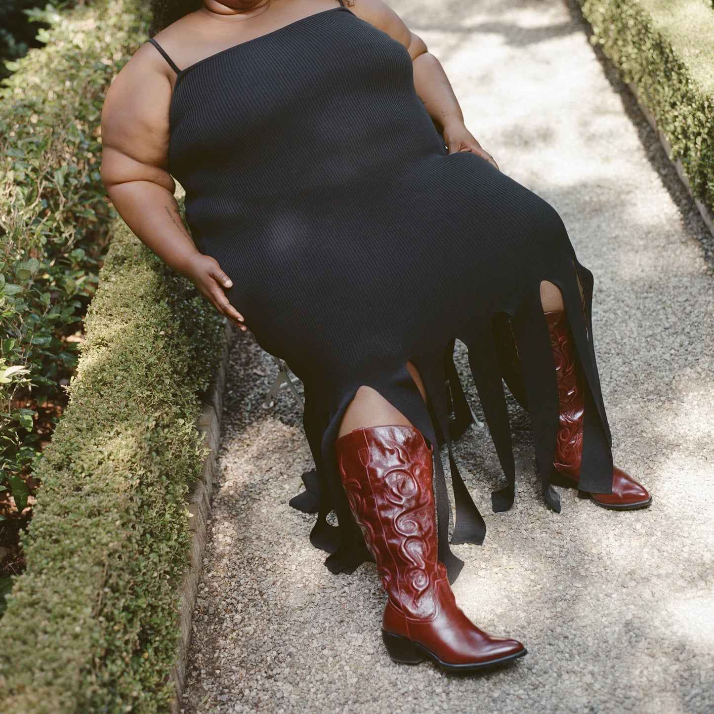 Dolce Vita Mirla Oxblood Leather Extra Wide Calf Boots