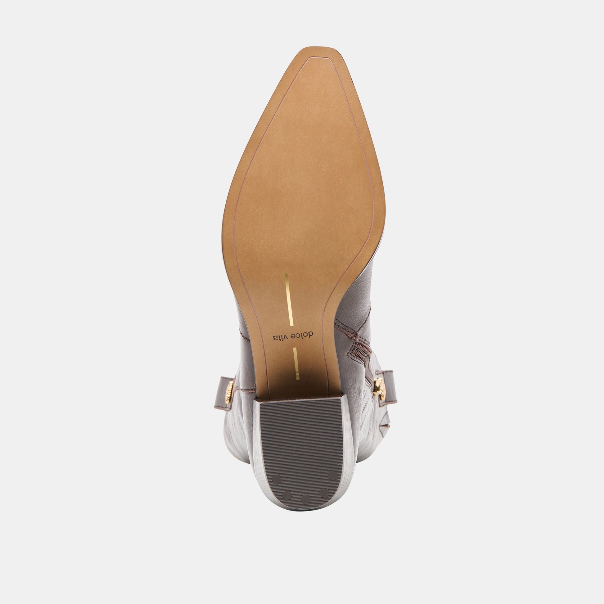 Dolce Vita Vern Chocolate Leather Wide Calf Boots