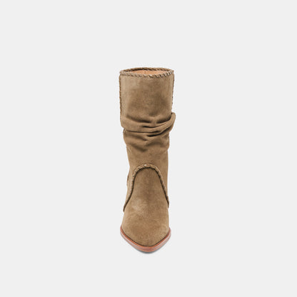 Dolce Vita Julith Olive Suede Boots