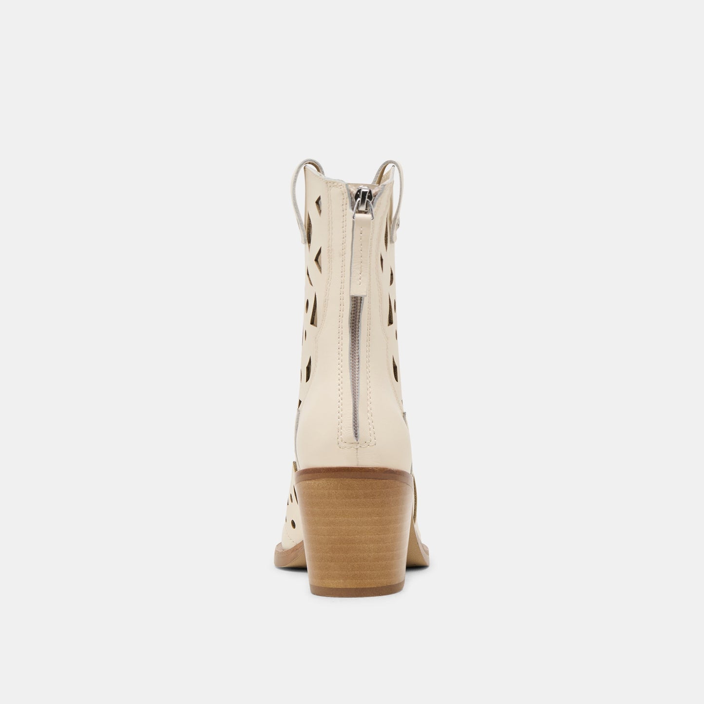 Dolce Vita Zenobi Off White Leather Booties