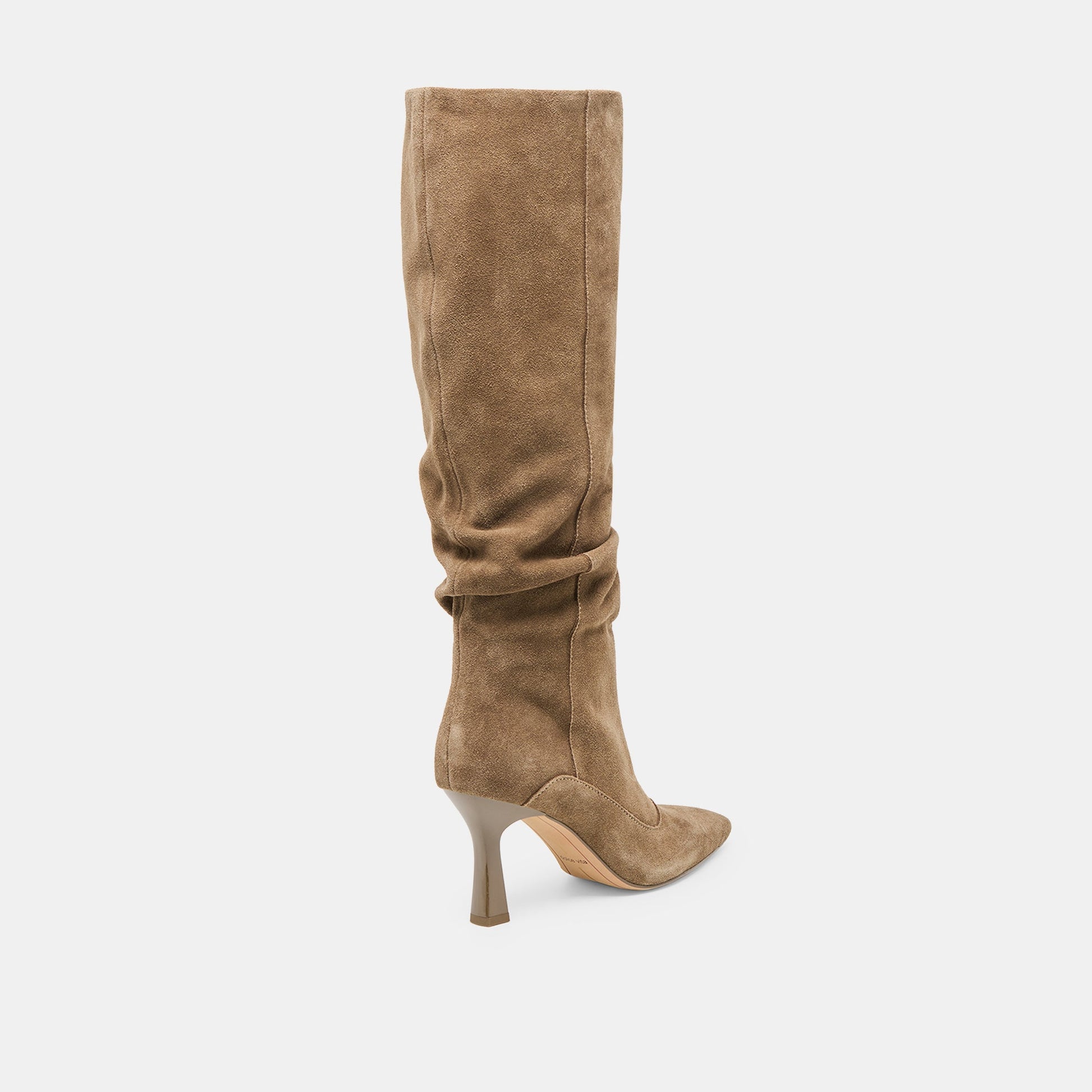 Dolce Vita Lousa Olive Suede Wide Calf Boots