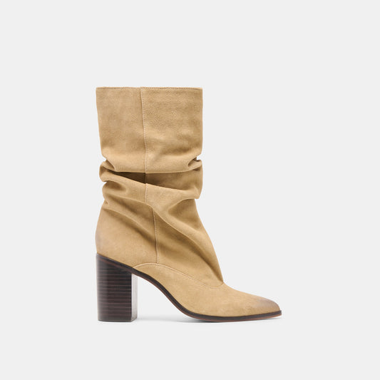 Dolce Vita Talina Dk Taupe Suede Boots