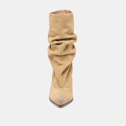 Dolce Vita Talina Dk Taupe Suede Boots