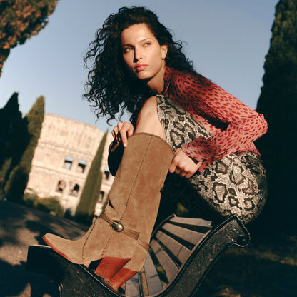 Dolce Vita Jody Olive Suede Boots