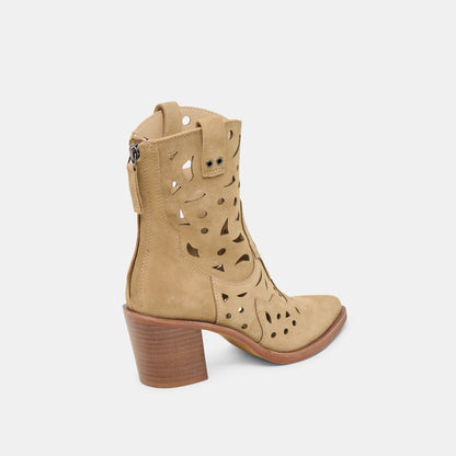Dolce Vita Zenobi Dk Taupe Suede Booties