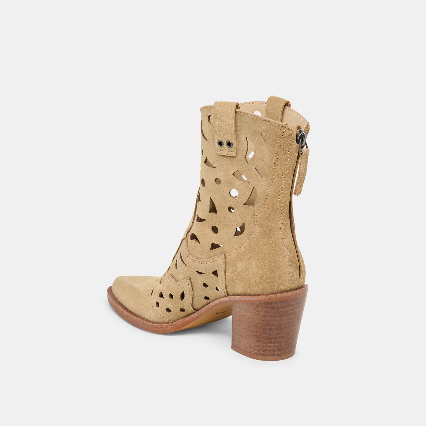 Dolce Vita Zenobi Dk Taupe Suede Booties