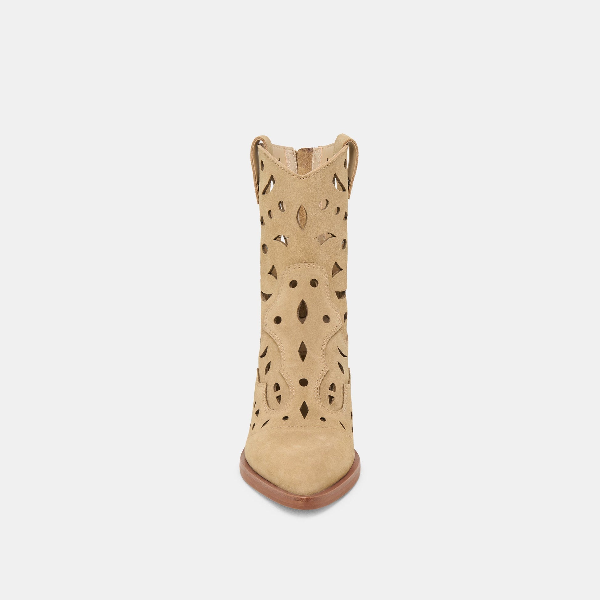 Dolce Vita Zenobi Dk Taupe Suede Booties