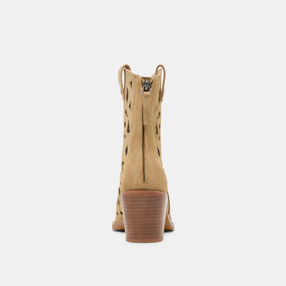 Dolce Vita Zenobi Dk Taupe Suede Booties