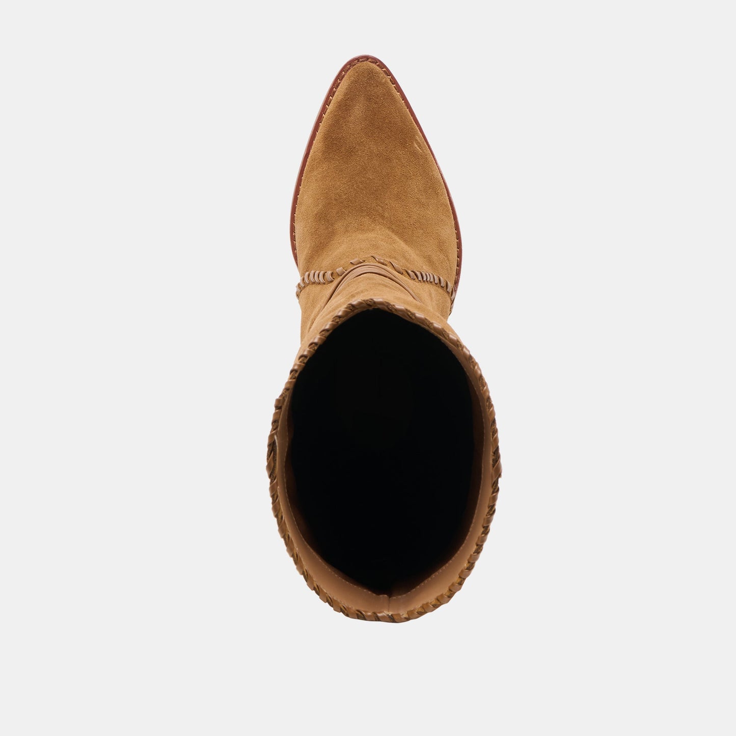 Dolce Vita Jody Lt Brown Suede Wide Calf Boots