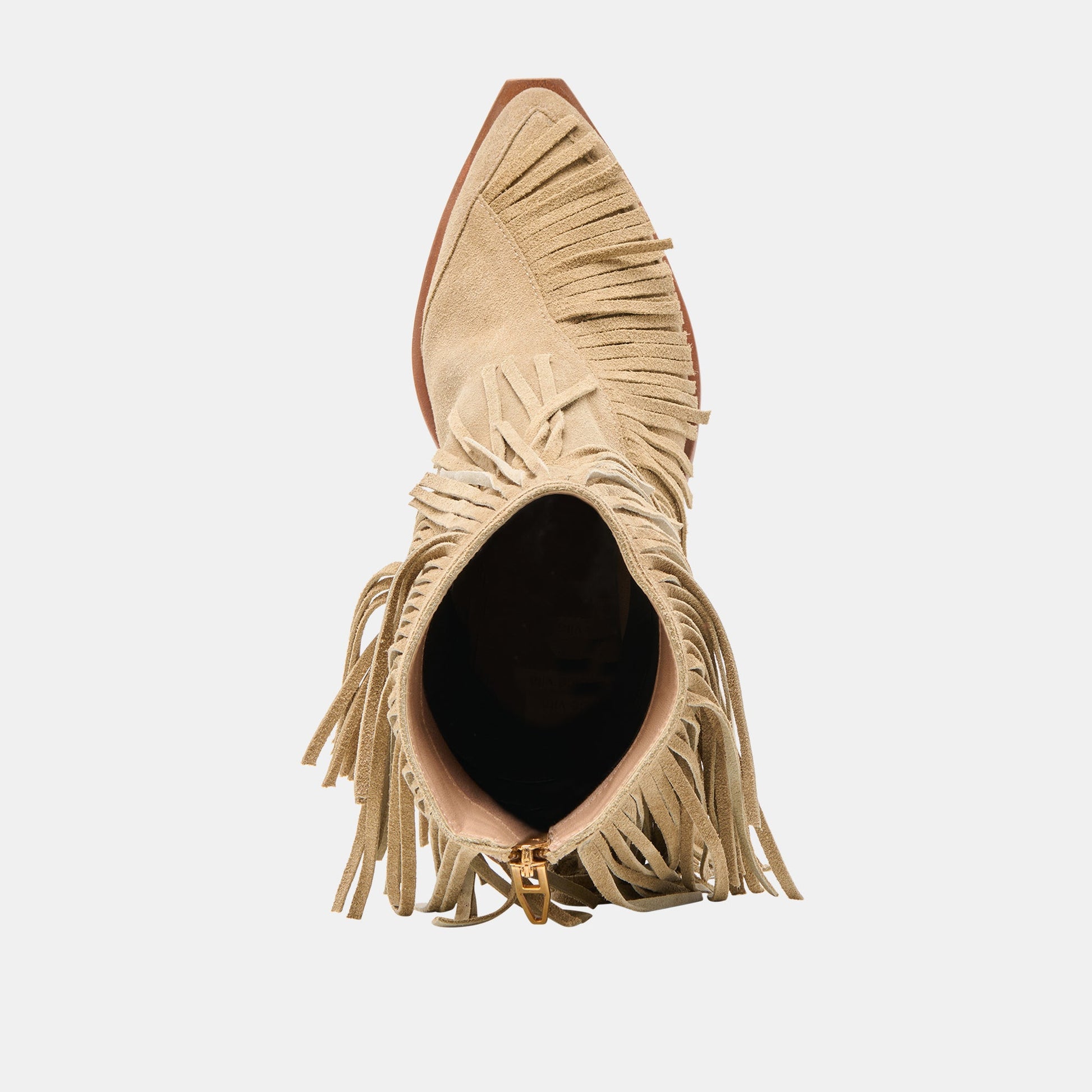 Dolce Vita Torey Dk Taupe Suede Booties