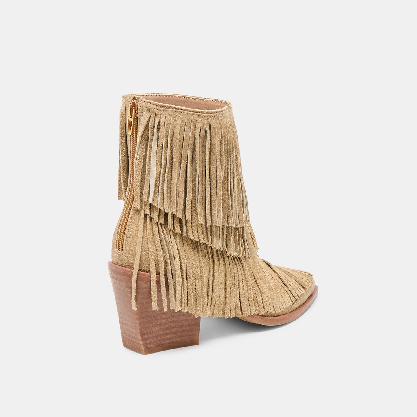 Dolce Vita Torey Dk Taupe Suede Booties