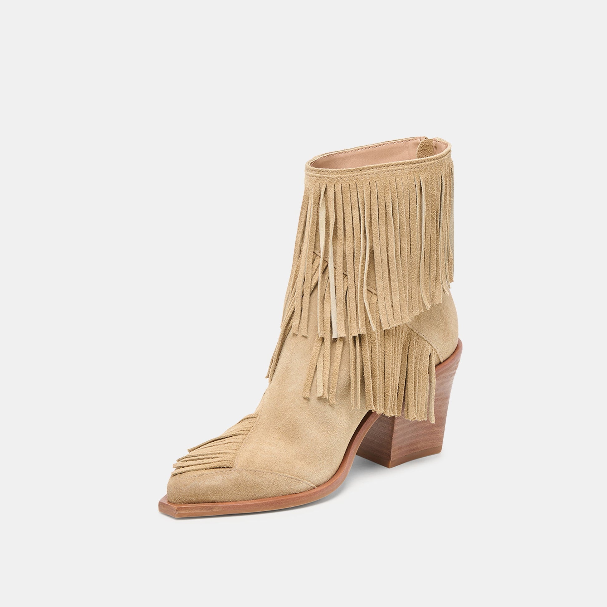 Dolce Vita Torey Dk Taupe Suede Booties