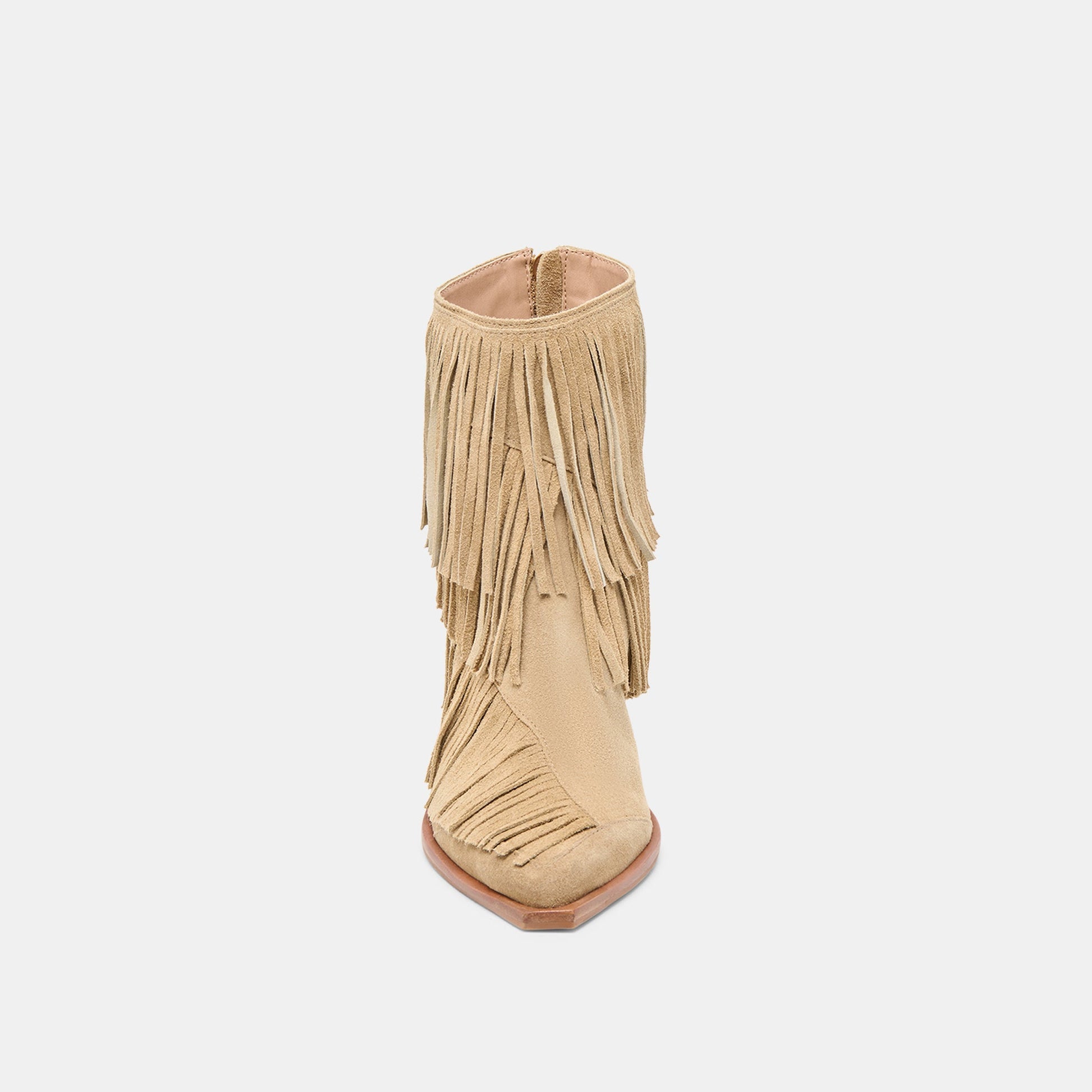 Dolce Vita Torey Dk Taupe Suede Booties