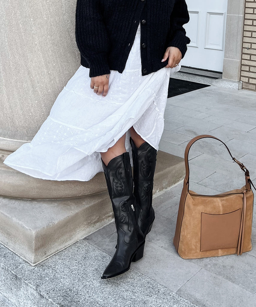 Dolce Vita SAMSIN BOOTS BLACK LEATHER