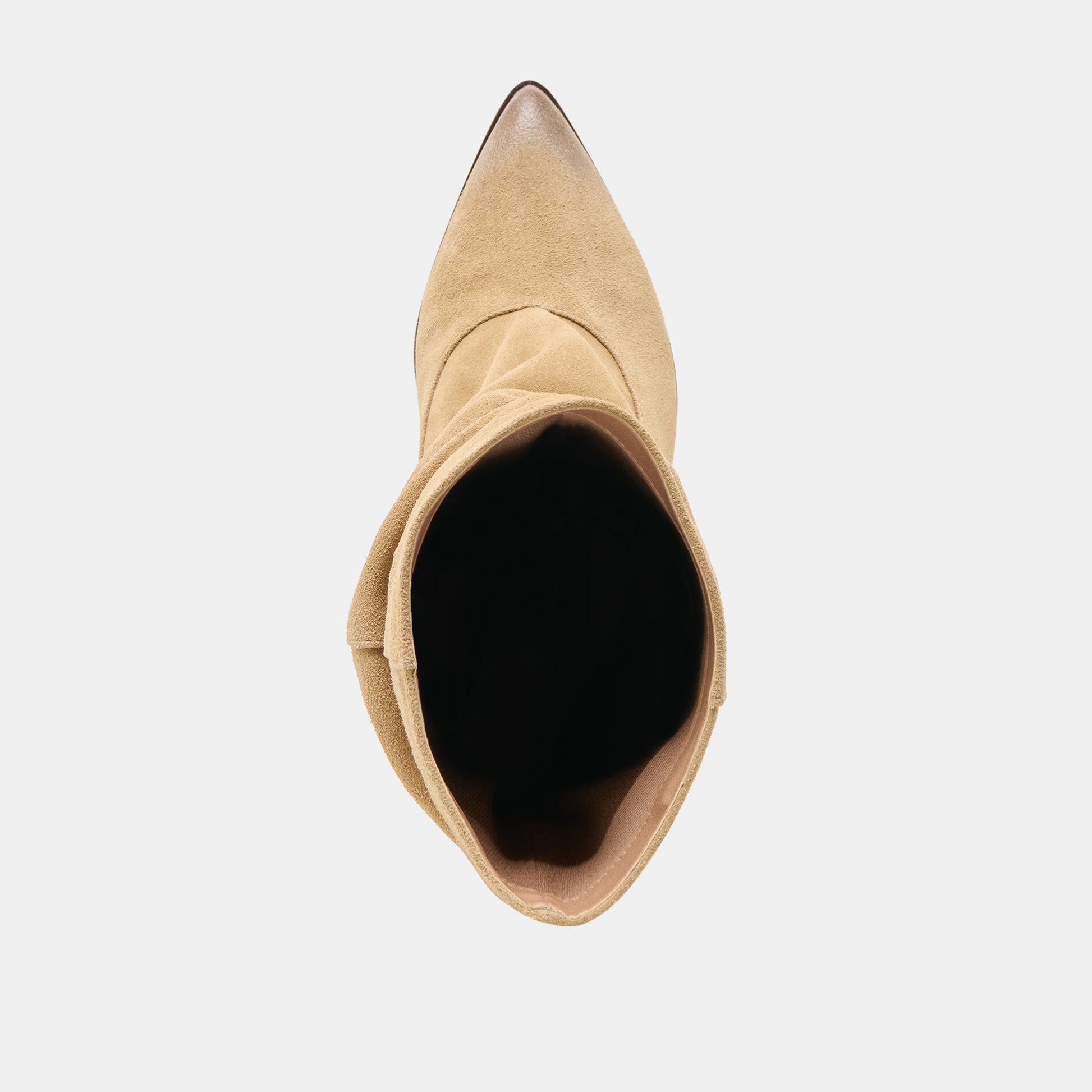 Dolce Vita Talina Dk Taupe Suede Wide Calf Boots