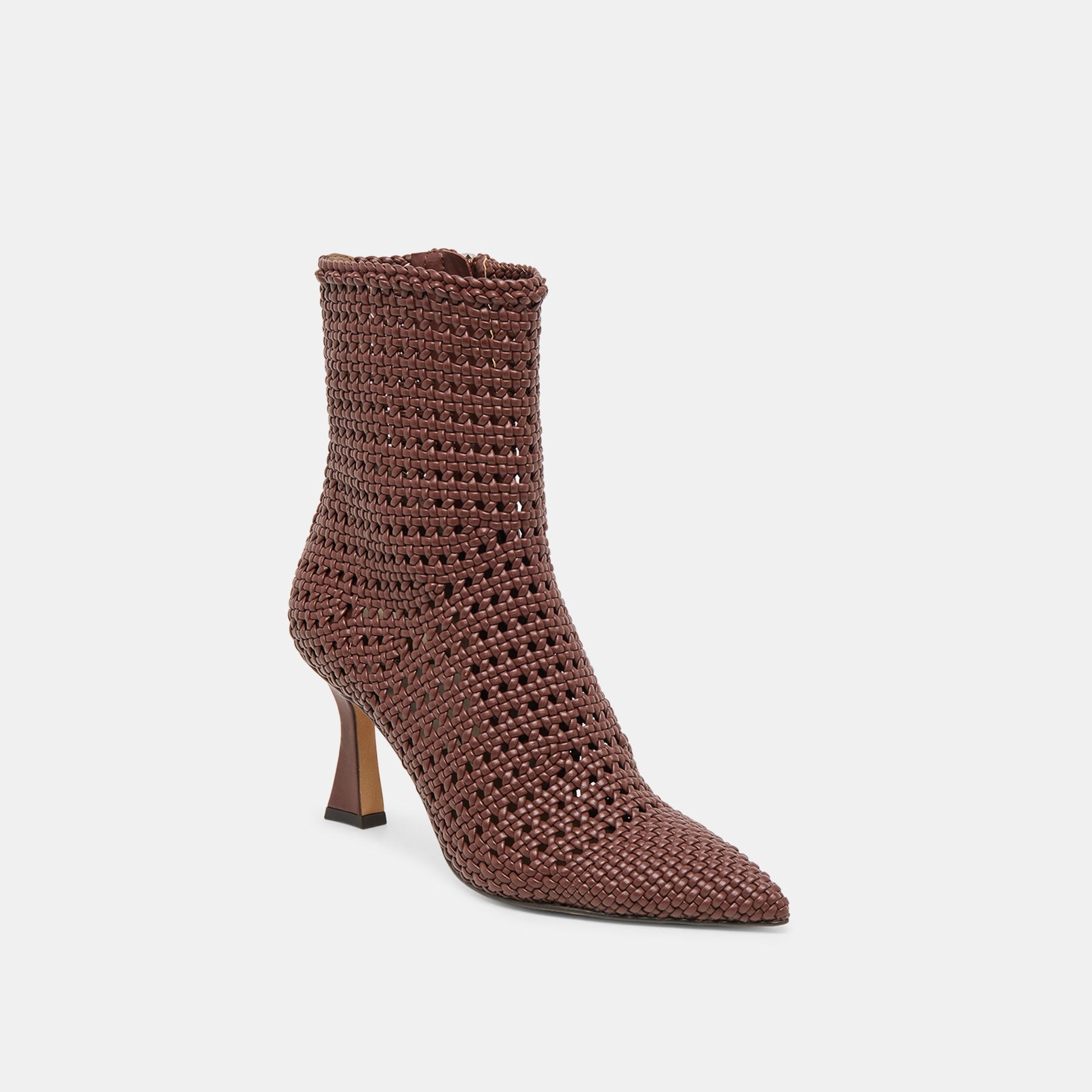 Dolce Vita Embry Brown Woven Stella Booties