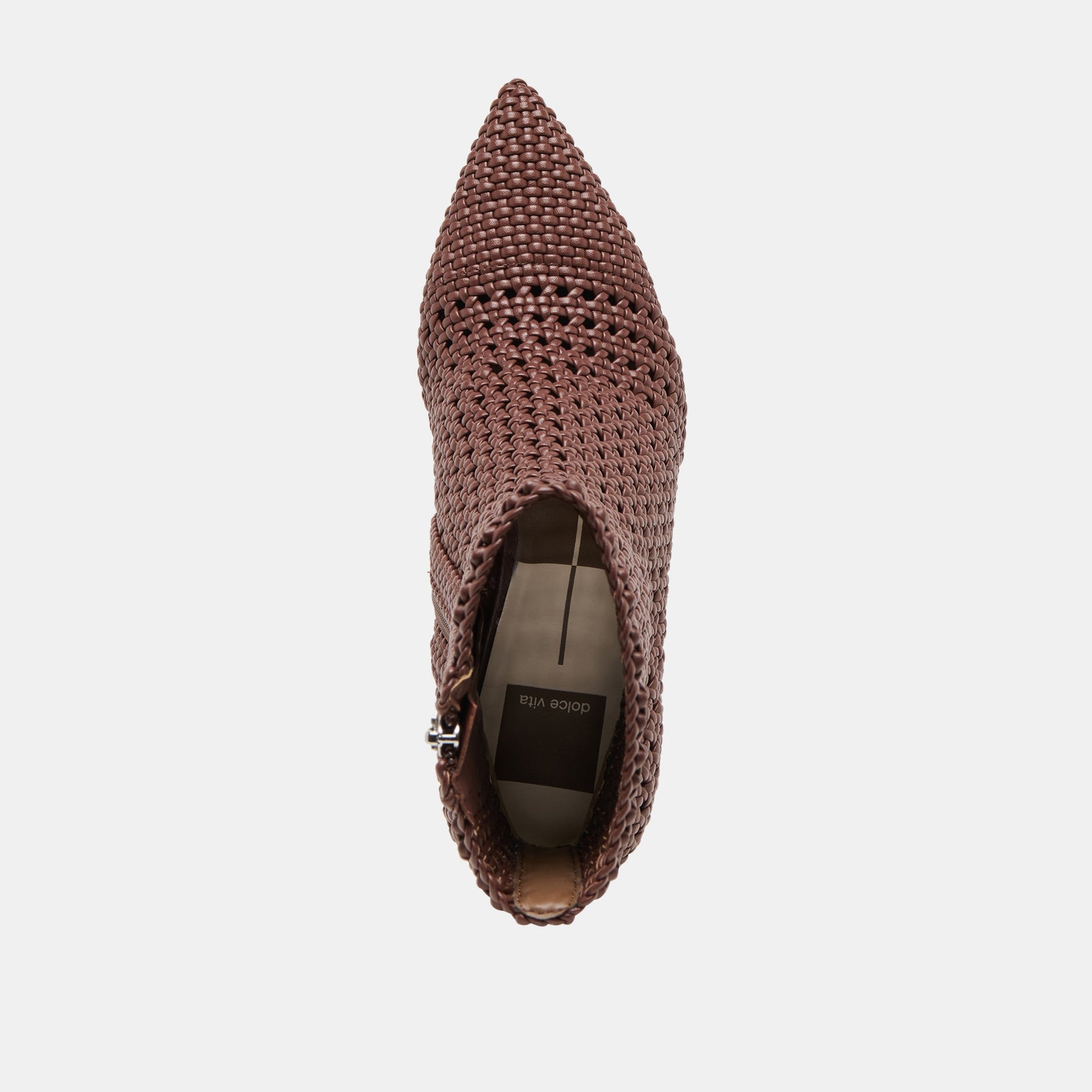 Dolce Vita Embry Brown Woven Stella Booties