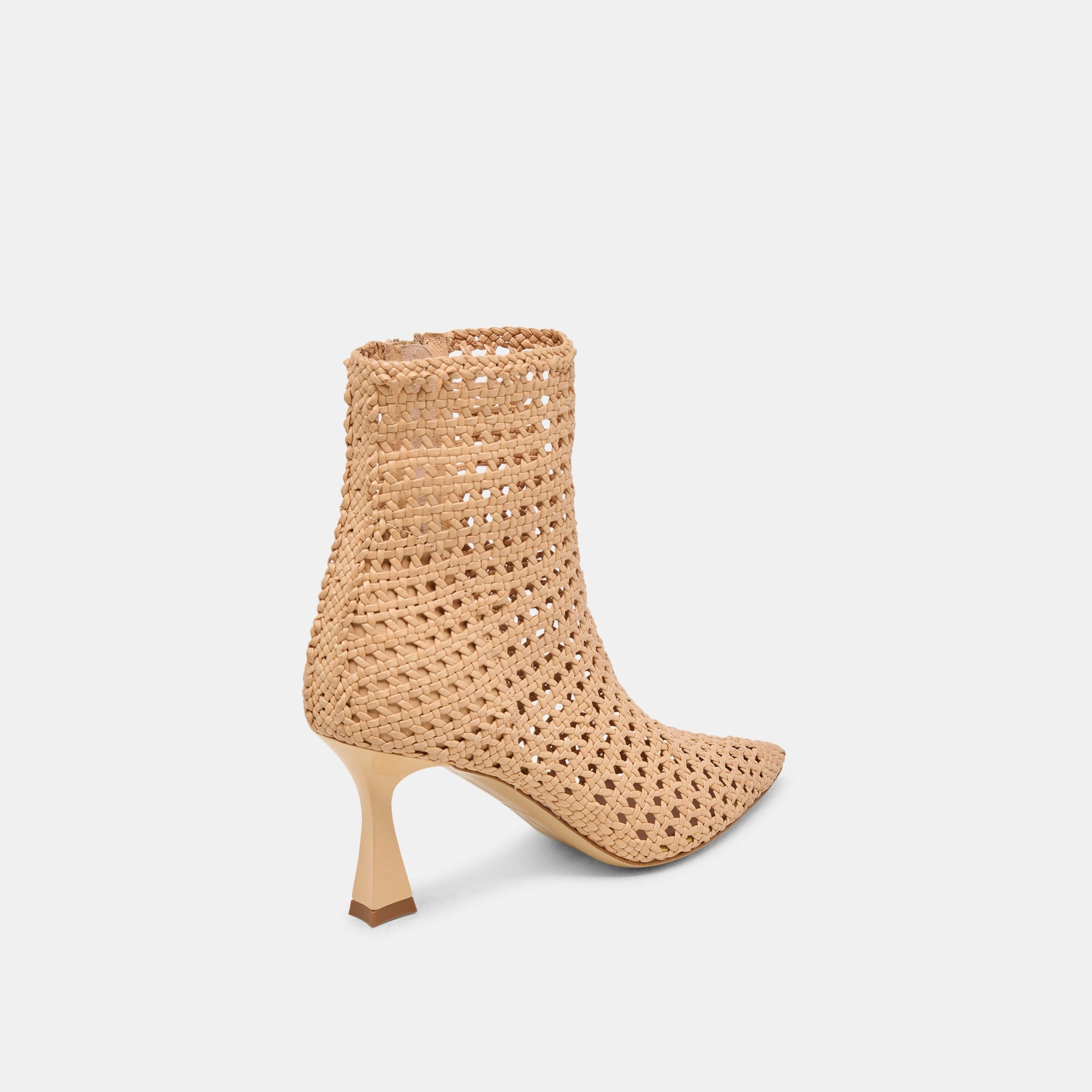 Dolce Vita Lonni Tan Woven Leather Booties
