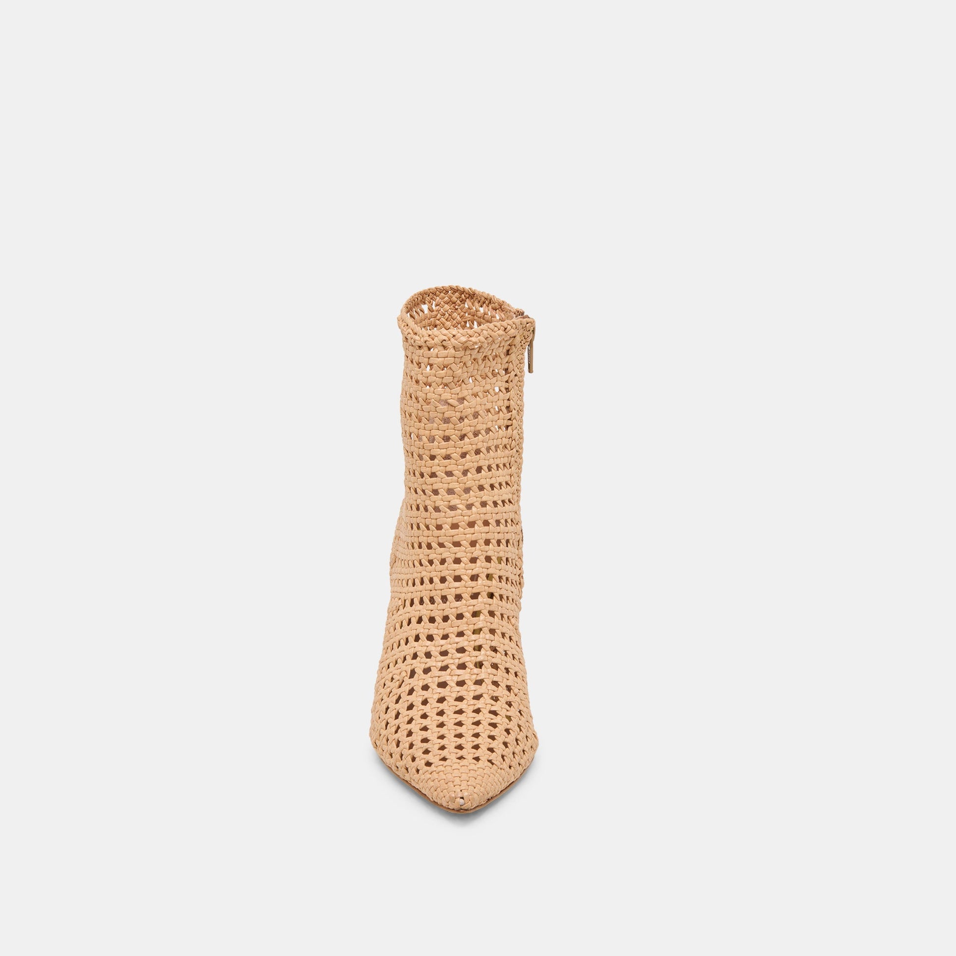 Dolce Vita Lonni Tan Woven Leather Booties
